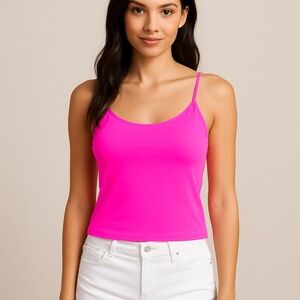 neon pink tank
